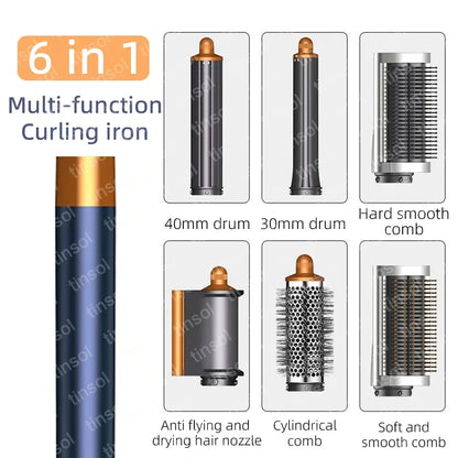 6 In1 Detachable with Comb Attachmentblow Dryerwith Comb for Voluminous Styles - Achieve Salon-Like Results at Home