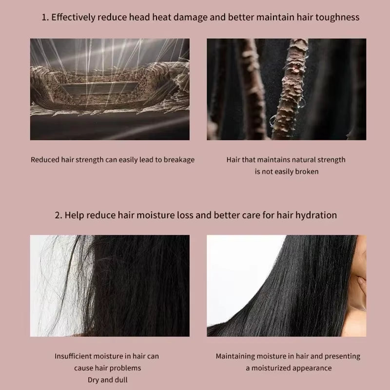 6 In1 Detachable with Comb Attachmentblow Dryerwith Comb for Voluminous Styles - Achieve Salon-Like Results at Home